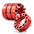 thumbnail image 1 of Espaciadores de ruedas Orion Motor Tech de 6 x 5,5 cm con tachuelas, 4 unidades, color rojo, 1 of 7