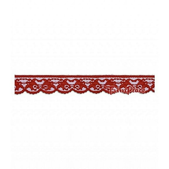 1-1/4 INCH RED LACE