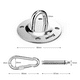 thumbnail image 3 of Gancho Hamaca,  Bloosom Kit De Hamaca De Techo Para Colgar Plata, 3 of 4