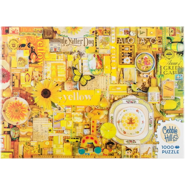 Cobble Hill All Things Yellow Puzzle 1,000 Pieces