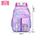 thumbnail image 1 of [Original] Mochila Escolar Para Estudiantes De Escuela Primaria Niña 1-3-6 Grado Niños Ligero Reduce La Carga Gran Capacidad Linda De Alto Valor 5 BU0C, 1 of 4