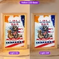 thumbnail image 2 of I'm a Scottish Terrier Dad and a Veteran, Nothing Scares me Happy Father's Day Acrylic Plaque with Wood Photo Frame Box Scottie Dog Lover Gifts Light Box - 00006, 2 of 5