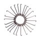 thumbnail image 4 of unbranded 24Ud Gancho Redondo Para Banjo De Metal Plateado Ajustable Para Cuerdas Compatible Con Banjo Tradicional, 4 of 8