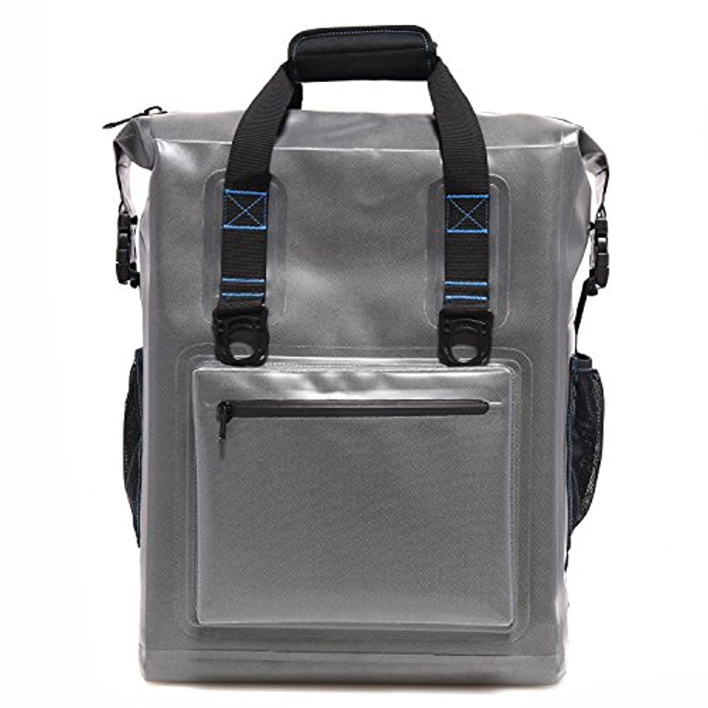 Ivation Back-Pack Cooler Bag – 30-Can Waterproof Soft-Side Ice Chest w ...