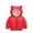 07Red, variant on Hicidod Toddler Winter Coats Cute Bear Ears Hooded Zipper Infant Down Jacket Light Puffy Solid Color Warm Puffer Coat