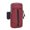 red, variant on Polyester Fiber Outdoor Sports Running Mobile Phone Arm Bag, Universal Waterproof Wrist Bag - red