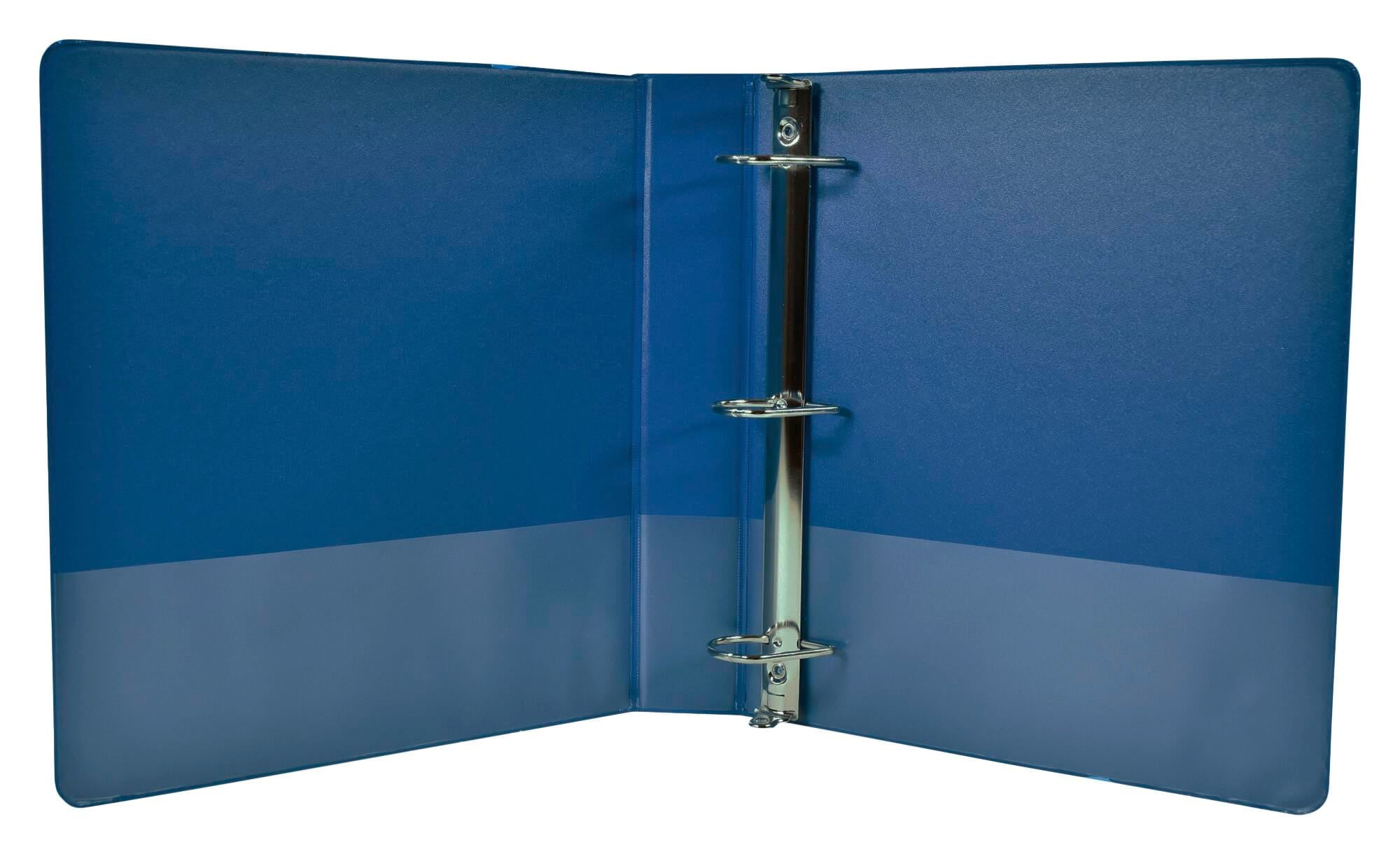 School Smart 2006453 2 in. Polypropylene D-Ring Binder, Blue