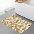 thumbnail image 5 of Kitchen Mat Rug Set of 2 Orange Fruits Cute Bright Colorful Runner Rug Anti-Fatigue Comfort Memory Foam Standing Mat Non-Slip Floor Door Mat for Bathroom 18x30in+18x60in, 5 of 6
