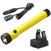 Streamlight 260 Lumen PolyStinger LED HAZ-LO Flashlight - 12V DC - Yellow
