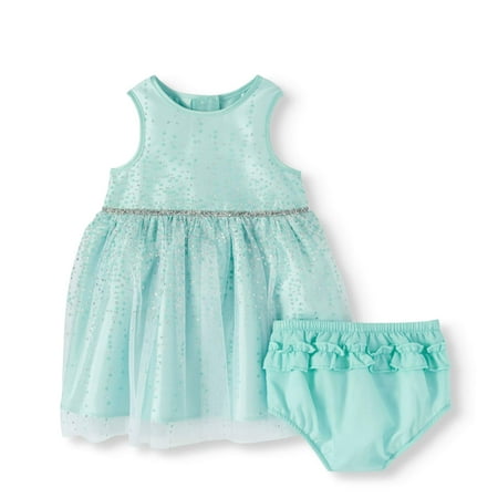 Healthtex Baby Girl Lacquer Dot Ballerina Special Occasion Dress