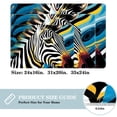 thumbnail image 2 of Zebra Polyester Non-Slip Machine Washable Floor Rug Indoor Rug - Best Office Mat at Amazon, 2 of 6