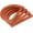 Brown, variant on 4pcs Wood Bag Handle, Round Handles Replacement 5.2 Inch Purse Handle Smooth Handbag Handle Decorative Handles for Straws Beach Canvas Handbags Macrame Crocheted Purse Making
