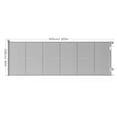 thumbnail image 5 of TULILLO Adjustable Metal Indoor Baby Safety Gate, 42in Tall x 120in Wide, Gray(Drill Needed), 5 of 10