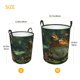 thumbnail image 3 of Balery Intellectual Frog Pond Cesta de ropa redonda con asas, impermeable, independiente, para ropa, juguetes, dormitorio y familia-Small, 3 of 6