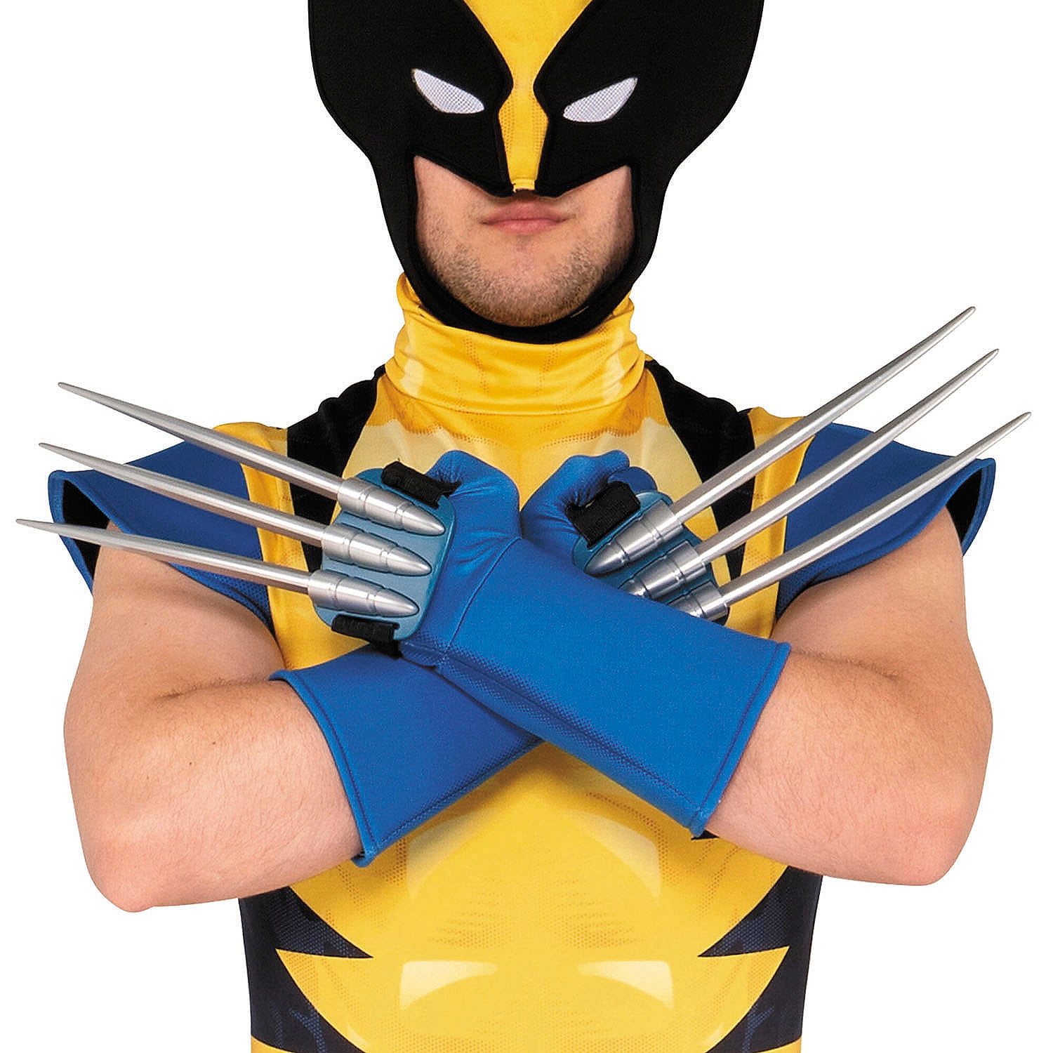 Marvel Men's Wolverine Zentai Halloween Deluxe Costume Jumpsuit