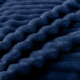 thumbnail image 7 of dajkiuy Fleece Throw Blanket for Couch - Lightweight Plush Fuzzy Cozy Soft Blankets and Throws for Sofa/Bed/Travel/Camping, 27.5x39 inches,Dark Blue, 7 of 7