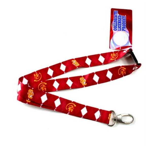 USC Trojans NCAA Argyle Lanyard