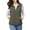 Army Green, variant on Brglopf Womens Lightweight Puffer Vest Sleeveless Quilted Jackets Zip Up Stand Collar Warm Fall Winter Padded Gilet Outwear with Pockets(White,M)