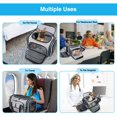 thumbnail image 3 of Maskeyon Transportador de mascotas aprobado por aerolíneas, transportador grande de viaje para mascotas TSA de 4 lados expandible para gatos con almohadilla de forro polar extraíble y bolsillos para g, 3 of 5
