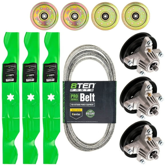8TEN Blade Spindle Belt Idler Kit for Cub Cadet MTD 50 inch LTX1050VT MK1005675