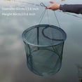 thumbnail image 4 of CNKOO Thickened Zipper Floating Fish Farming Net Cage Crab Trap Temporary Breeding Hanging Cage Fish Protection Storage Net Folding Large Diameter Net Box, 4 of 6