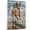 Basenji, variant on Funny Dog on Beach Canvas Wall Art, Labrador Retriever Dog Picture Ocean Artwork for Bathroom Bedroom Living Room, Art Decor 8x12 Inches