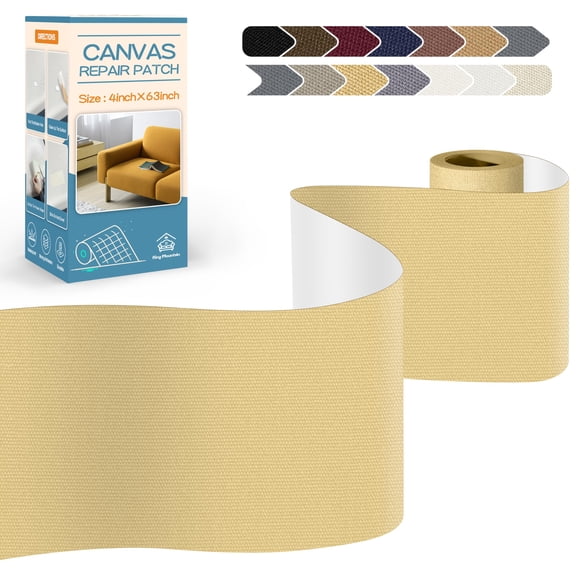 Cinta Reparadora de Lona KING MOUNTAIN 10x160 cm Impermeable Beige