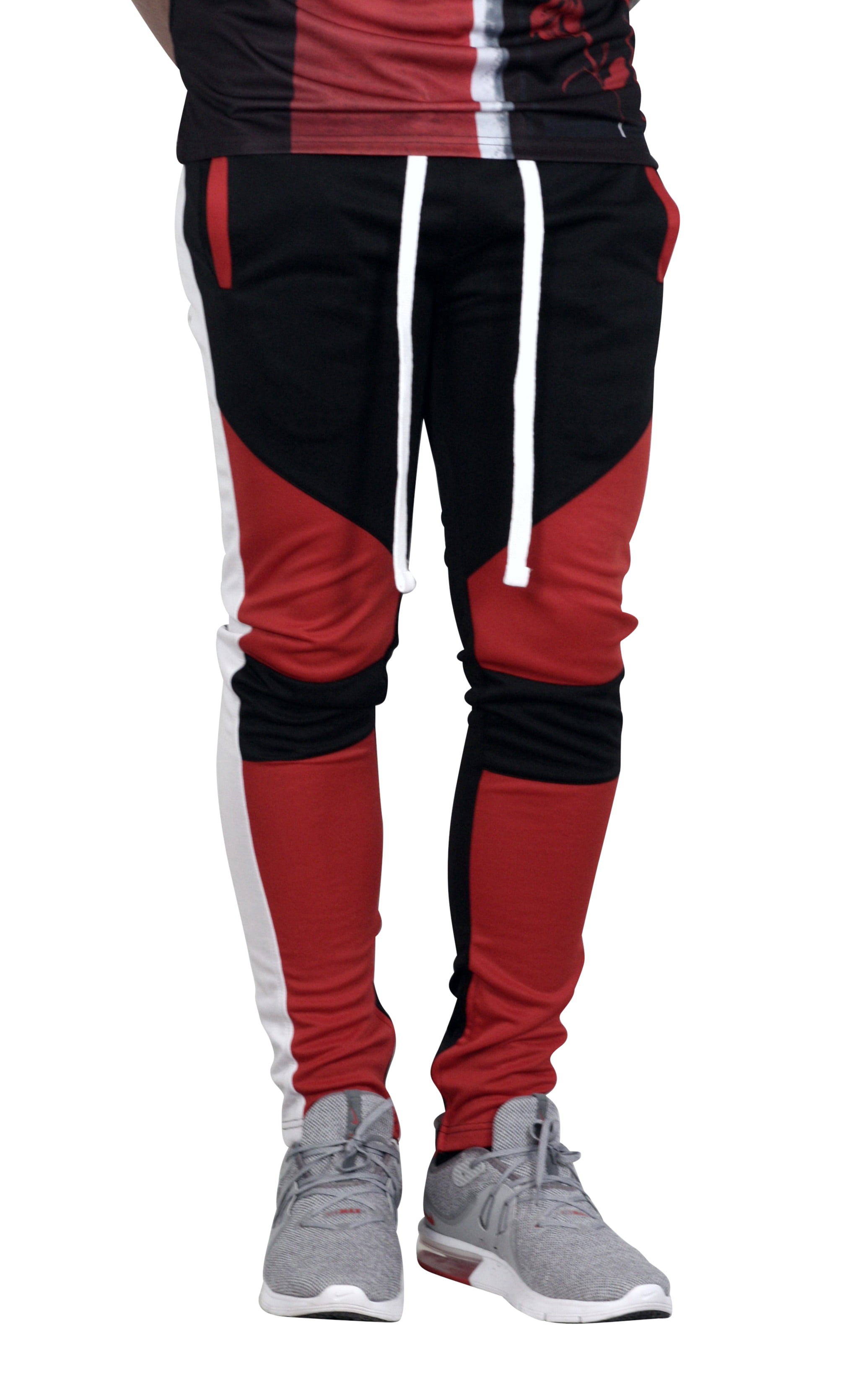 color block track pants