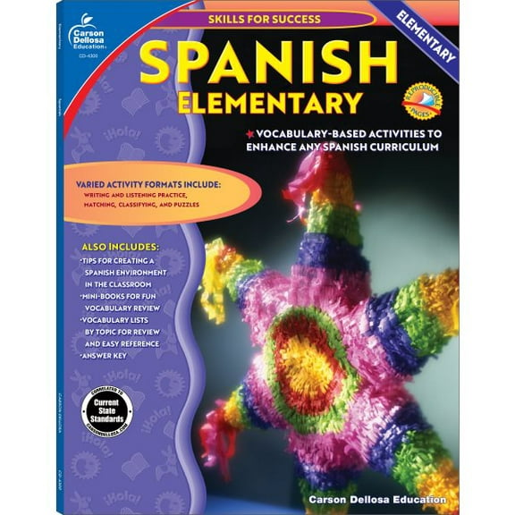 Pre-Owned Spanish, Grades K - 5: Elementary (Skills for Success) Paperback