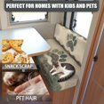 thumbnail image 5 of Uorisanigo Mandala RV Dinette Cushions CoverDog Paw Print Camper Cushion Covers - 1 Backrest & 1 Bench Cover Dinette Cushion Covers, Stretch Couch Slipcovers for RV Camper Sofa, 5 of 7