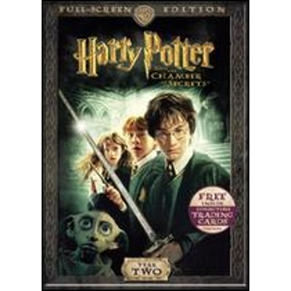 Pre-Owned Harry Potter and the Chamber of Secrets [P&S] [With Collector's Trading Cards] (DVD 0085391173625) directed by Chris Columbus