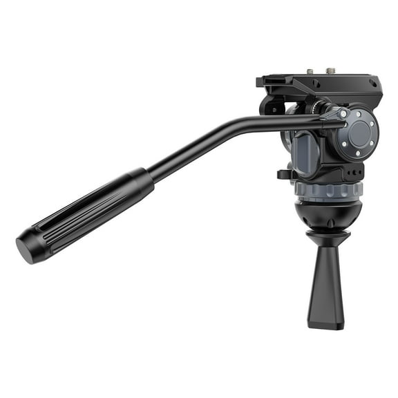 Ulanzi VideoFast T045 Heavy Duty Fluid Tripod Head with 10-Step Counterbalance  75mm Bowl Base  22lb Load Capacity  Professional Pan Tilt Head for Video Cameras and DSLRs