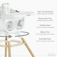 thumbnail image 6 of Evolur Ann Beechwood 4-in-1 Highchair, 6 of 17