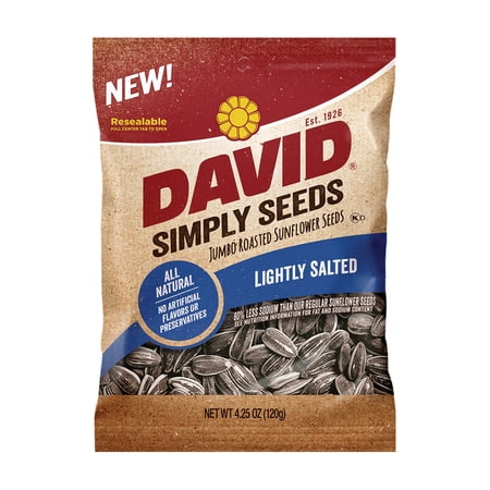 DAVID SEEDS Lightly Salted, 4.25 OZ