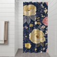 thumbnail image 2 of Pioneer Flower Floral Print Pattern Shower Curtain 36"x72" ,Bathroom Decorative Shower Curtains Set with 12 Hooks,Modern Waterproof Washable Shower Curtain, 2 of 6