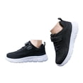 thumbnail image 4 of Quealent Kids Shoes, Boys Girls Sneakers Lightweight Athletic Walking/Running Tennis Shoes(Toddler/Little Kid/Big Kid) Black for Size 2, 4 of 9