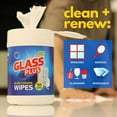thumbnail image 4 of Glass Plus - Glass, Window, and Mirror Cleaning Wipes (160 Ct Wipes - 6 Cannisters (960 Wipes)), 4 of 7