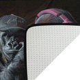 thumbnail image 4 of Monkey Rug & Home Decor-Cool Gorilla Black Area Rugs-Animal Monkey Rug Carpet Durable & Non-Slip Modern Rugs for Living Room Bedroom Man Cave Decorative-E88QJ, 4 of 7
