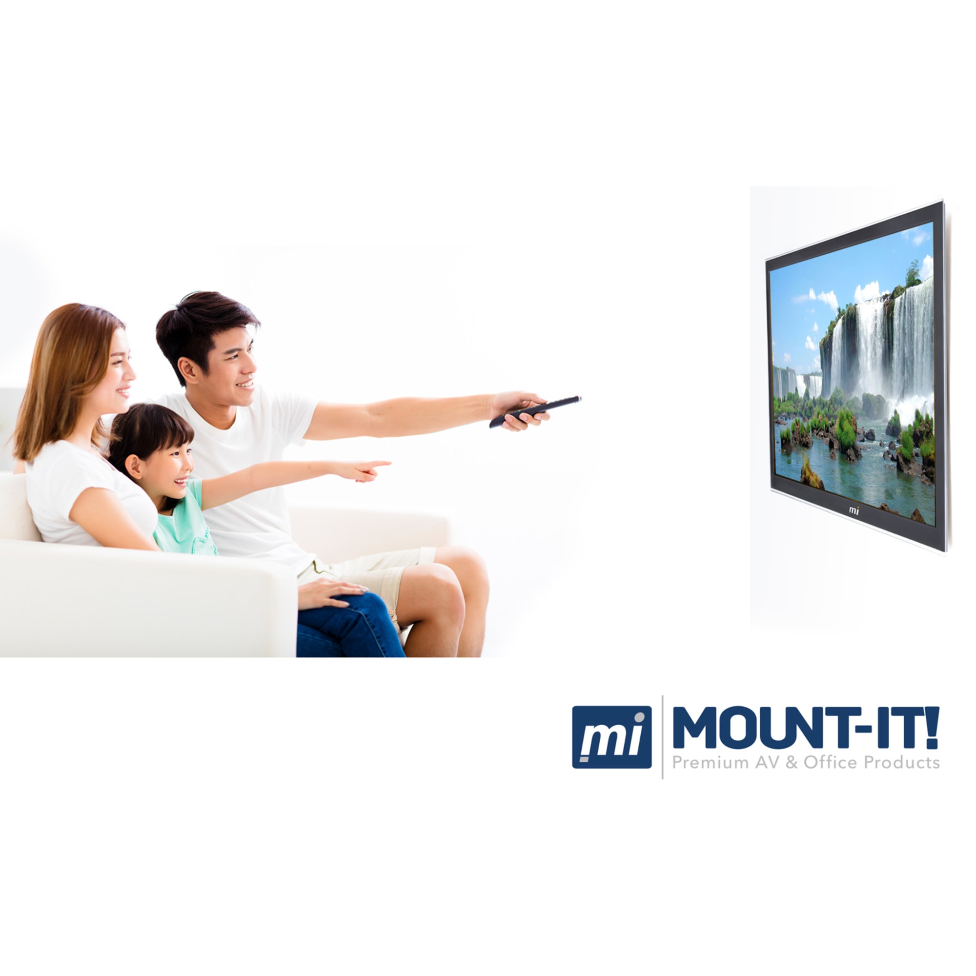 Mount-It! Flat Panel Monitor/LCD TV Wall Mount with Dual Articulating Arm for 13-30