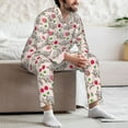 thumbnail image 7 of Disketp Cartoon Koala Bear for Pajamas Set Long Sleeve Sleepwear Mens Button Down Nightwear Pj Sets-Small, 7 of 7