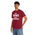 thumbnail image 6 of In my Defence I Was Left Unsupervised-Funny Shirt Unisex Heavy Cotton Tee, 6 of 7