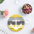 thumbnail image 4 of FMSHPON Ocean White Anchor Retro Farm Barn Yellow Wooden Grain Set of 6 Round Coaster for Drinks, Absorbent Ceramic Stone Coasters Cup Mat with Cork Base for Home Kitchen Room Coffee Table Bar Decor, 4 of 6