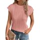 thumbnail image 1 of Remera PRETTYGARDEN Rosa Manga Corta Texturada XL, 1 of 8