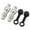 Color:2 silver, variant on Motorcycles Brake Caliper Bleed Screw Bleeding Bleed Nipple Screw with Dust Cap Disc Brake Caliper Exhaust Screw