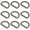 Gunmetal, variant on CRAFTME STUDIO 1 Inch Flat Metal D-Ring Findings for Bag, Belt and Strap Webbing Craft, 10 Pack PTDF (Gold)