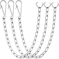 thumbnail image 4 of Universal Stainless Steel Toilet Flip Chain by Dusknt Toilet Flapper Chain Replacement Kit Stainless Chain with Hook Ring Most Toilet Tank Handles, 4 of 7