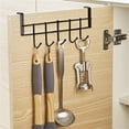 thumbnail image 6 of Over The Cabinet Door Hooks, Furenl Kitchen Cabinet Rack Hook, Over-The-Door Hooks & Bathroom Hanger For Clothes, Towels & Storage, 6 of 8