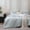 Baby Blue, variant on MooMee Duvet Cover Set Queen 600-TC 100% Long-Staple Cotton Sateen Silky Smooth Luxury (Bright White, 90" x 90")