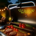 thumbnail image 2 of LIGHTACCENTS Barbecue Grill Light, Battery Operated LED BBQ Grill Light, Aluminum Clamp, Adjustable 180 Degrees, 10 LED Bulbs, Perfect for Outdoor Kitchen, 2 of 11