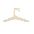 thumbnail image 2 of CQCYD 2Pcs Wooden Baby Hangers, 9-Inch Natural Wood Display Rack with Glossy Smooth Finish, 5-Pack Infant Clothing Organizer, Sturdy Wooden Baby Hangers for Pants and Jackets, 2 of 6
